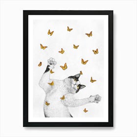 Flight Of The Inner Butterflies Art Print