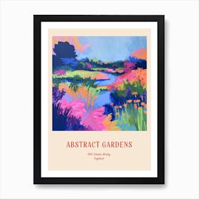 Colourful Gardens Rhs Garden Wisley United Kingdom 3 Red Poster Art Print