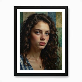 Portrait Of A Young Woman 34 Art Print