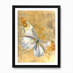 Butterfly Precisionist Illustration 2 Art Print