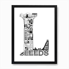 Leeds Art Print