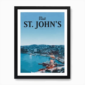 Visit St John'S Affiche