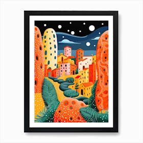 Rome, Illustration In The Style Of Pop Art 1 Art Print