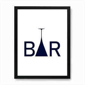 Bar Logo Art Print