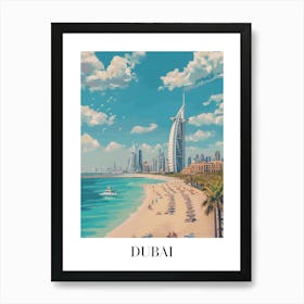 Dubai Beach UAE Poster