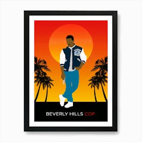 Beverly Hills Cop Film Art Print