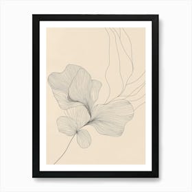 'Peony' Art Print