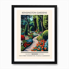 Kensington Gardens London Parks Garden 3 Art Print