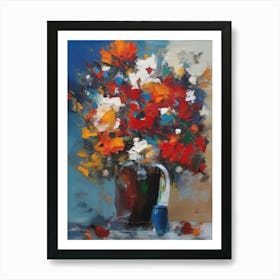 Flowers In A Vase 17 Art Print