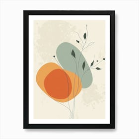 Abstract Flower 76 Art Print