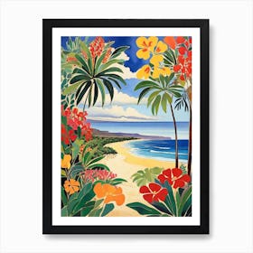 Hawaiian Beach 1 Art Print