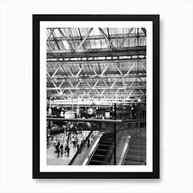 London Waterloo Station Art Print