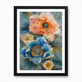 Chinese Flowers 5 Art Print