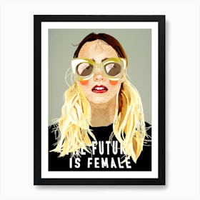 The Futur Is Female Art Print