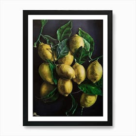 Lemons Art Print