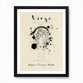 Virgo Art Print