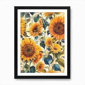 Sunflowers Print Art Print