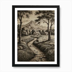 Country Road 5 Art Print