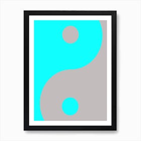 Yin Yang Symbol 40 Art Print