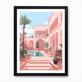 House In Morocco Art Print