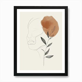 Woman'S Head 1 Art Print