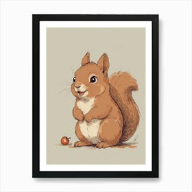 Squirrel 3 Art Print