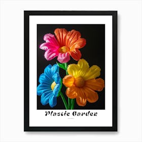 Bright Inflatable Flowers Poster Gaillardia 1 Art Print