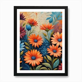 Daisies 1 Art Print