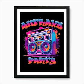 Disco Party Art Print