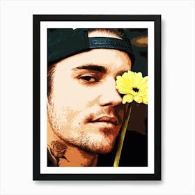 Justin Bieber 8 Art Print