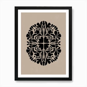 Abstract Folk No 1240 Poster