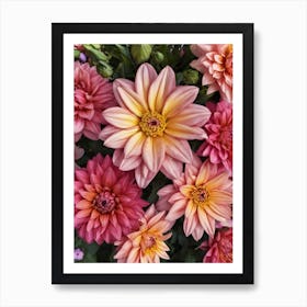 Watercolor Flowers 19 Art Print