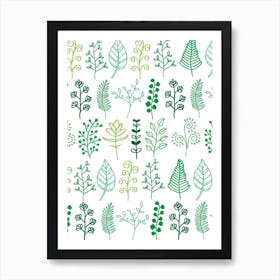 Botanical Green Art Print