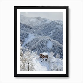 Snowy Mountains Art Print