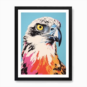 Andy Warhol Style Bird Osprey 2 Art Print