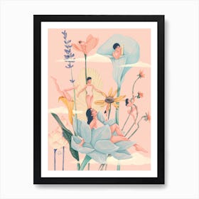 Bloom At Your Own Pace Art Print