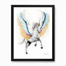 Whimsical Unicorn Art Print