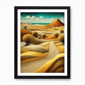 Desert Landscape 4 Art Print