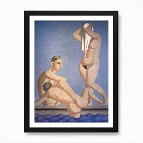 Mosaic From Frederiksberg Swimming Hall, Vilhelm Lundstrom Art Print