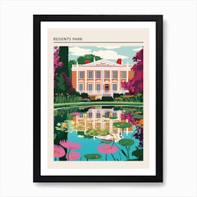 Regents Park London Art Print