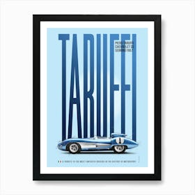 Piero Taruffi Tribute Corvette SS Poster