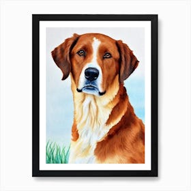 Chesapeake Bay Retriever 3 Watercolour Dog Art Print