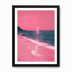 Pink Sunset Art Print