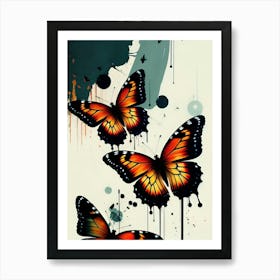 Butterfly Painting 207 Art Print