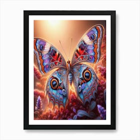 Butterfly In The Sun Art Print