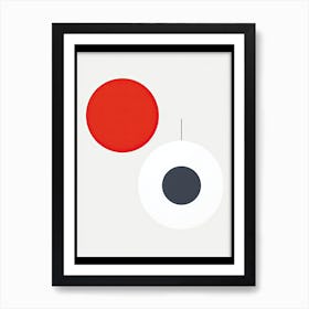 Minimal Abstract Shapes 9 Art Print