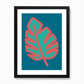 Monstera Leaf Art Print