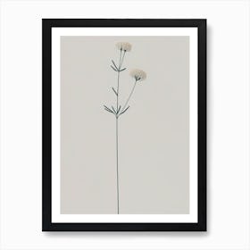 Prairie Clover Wildflower Simplicity Art Print