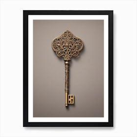 Golden Key Art Print