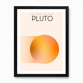 Dwarf Planet Pluto Art Print